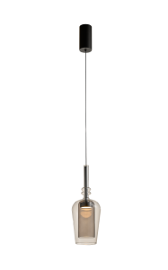 251010-SM TAGNA LAMPA WISZĄCA CZARNA/BLACK SMOKY Zuma Line