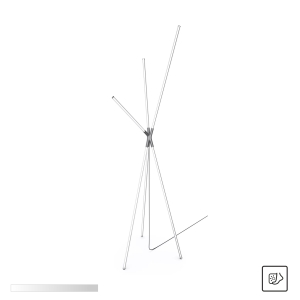 1005 LAUTARO LAMPA PODŁOGOWA CZARNA/BLACK Zuma Line