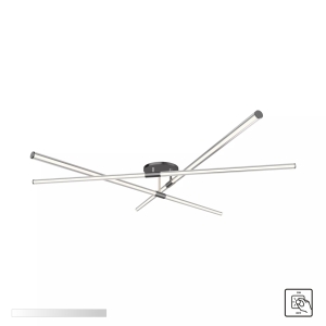 1006 LAUTARO LAMPA SUFITOWA CZARNA/BLACK Zuma Line