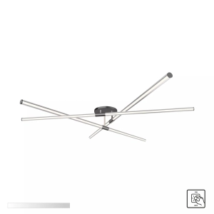 1006 LAUTARO LAMPA SUFITOWA CZARNA/BLACK Zuma Line