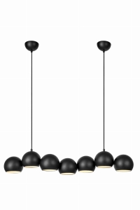 Lampa wisząca CUPOLO Czarny 7xE14 108860 Markslojd