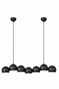 Lampa wisząca CUPOLO Czarny 7xE14 108860 Markslojd