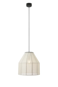 Lampa wisząca AIKO E27 Beige, Black 108956 Markslojd
