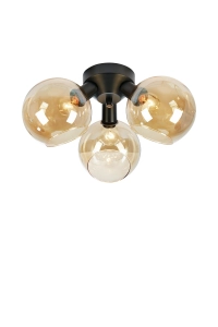 Lampa sufitowa ARTIS E14 Amber, Black 108997 Markslojd