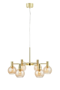 Lampa wisząca AMBRA Bursztyn gwint 6xE14 109153 Markslojd