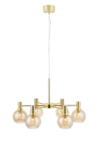 Lampa wisząca AMBRA Bursztyn gwint 6xE14 109153 Markslojd