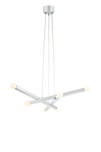 Lampa wisząca STACK Chrom gwint 6xE14 109156 Markslojd