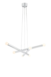 Lampa wisząca STACK Chrom gwint 6xE14 109156 Markslojd