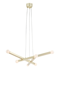 Lampa wisząca STACK Brass gwint 6xE14 109157 Markslojd