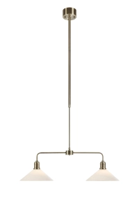 Lampa wisząca VELA Biały gwint 2xE27 109160 Markslojd