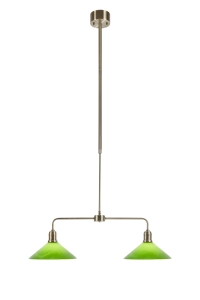 Lampa wisząca VELA Zielony gwint 2xE27 109161 Markslojd