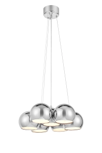 Lampa wisząca CUPOLO Chrom gwint 7xE14 109167 Markslojd