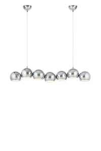 Lampa wisząca CUPOLO Chrom gwint 7xE14 109168 Markslojd
