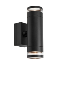 Kinkiet elewacyjny LUNO Czarny gwint 2xLED 109104 markslojd