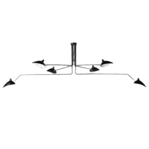 Lampa wisząca CRANE-6P czarna 280 cm P8706 Step into Design
