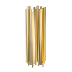 Lampa ścienna TUBO GOLD 50 cm- nowoczesny metalowy kinkiet do salonu ST-1671 GOLD Step into Design