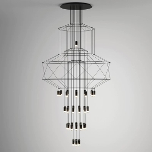 Lampa wisząca LINEA-43 czarna 90 cm XT100-43P Step into Design