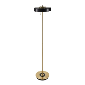 Lampa podłogowa ARTDECO 162 cm - czarno - złota nowoczesna MF8872 black Step into Design
