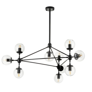 Lampa wisząca ASTRIFERO-10, 90 cm -  transparentno czarna ST-9047-10 transparent Step into Design