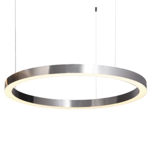 Lampa wisząca CIRCLE 80 cm - LED, ring nikiel szczotkowany  ST-8848-80 NICKEL Step into Design