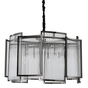 Lampa wisząca IMPERIO czarna 80 cm MP0098 black Step into Design