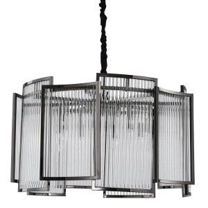 Lampa wisząca IMPERIO czarna 80 cm MP0098 black Step into Design
