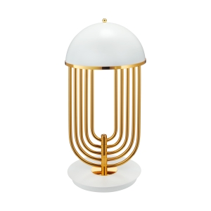 Lampa stołowa DOLCE VITA biało złota 60 cm ST-1602 white Step into Design