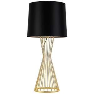 Lampa stołowa FILO TABLE czarno - złota 85 cm MT1235 Step into Design