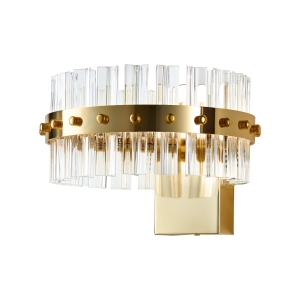 Lampa ścienna AURA 18 cm LED złoty połysk DW925 Step into Design