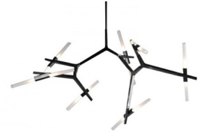 Lampa wisząca STICKS-14 czarna ST-1001-14 black Step into Design