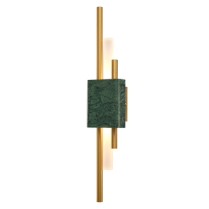 Lampa ścienna ELLIE LED 50 cm-marmurowa zielono-złota ST-7007W-GREEN Step into Design