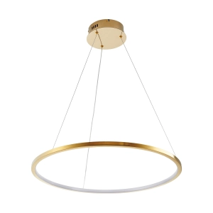 Lampa wisząca CIRCLE SLIM 60 cm - LED, ring złoty ST-10112P-D600 Step into Design