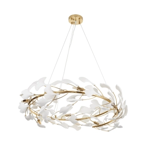 Lampa wisząca BOTANIKA 80cm -złota, G9, regulowana, designerska XY080P-80 Step into Design