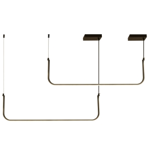 Lampa wisząca MINIMA-2 led czarna 120 cm  MP0095-2-120 Step into Design