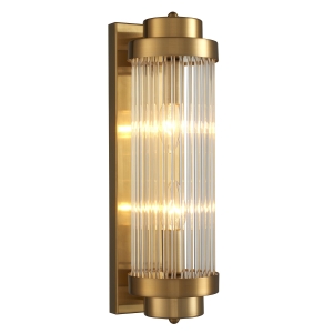 Lampa ścienna STELO 40 cm - kinkiet kryształowy LED, rama metalowa, złoty ST-88008-M Step into Design