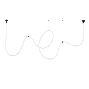 Lampa wisząca SNAKE LED wąż ledowy czarna 500 cm MD1021-5 black Step into Design