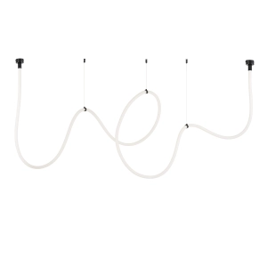 Lampa wisząca SNAKE LED wąż ledowy czarna 500 cm MD1021-5 black Step into Design