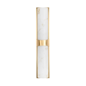 Lampa ścienna MURO LED 66 cm - biały alabaster, złote detale ST-3426-AGB-CE Step into Design