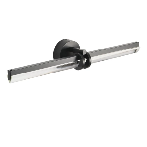 Lampa ścienna LOVELY LED 58 cm- czarno szklany kinkiet ST-DN1621-BLACK Step into Design
