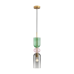 Lampa wisząca PASTELLO GREEN szklana kolorowa 11 cm ST-DN399B Step into Design