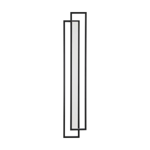 Lampa ścienna SYMMETRY-160 LED czarna 160 cm ST-MD1027M Step into Design