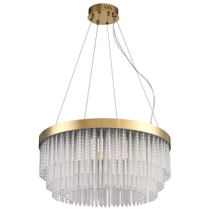 Lampa wisząca GLORIA  60 cm - żyrandol LED, kryształowo-złoty ST-DL8511 Step into Design