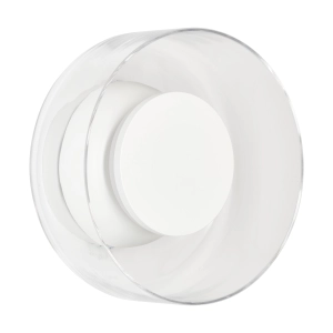 Lampa ścienna DONUT 18 – LED, szkło transparentne, biały środek ST-5072W transparent white Step into Design