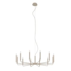 Lampa wisząca żyrandol ORTO B beżowy 12xE14 12526 Nowodvorski