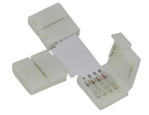 Złączka LED RGB 10mm. Kształt: T EKPZ050 Eko-Light