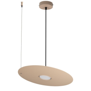 Lampa wisząca PIATTO Taupe 1xGX53 fi 350mm MLP2910 Milagro