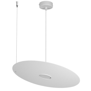 Lampa wisząca PIATTO Biała 1xGX53 fi 450mm MLP2912 Milagro