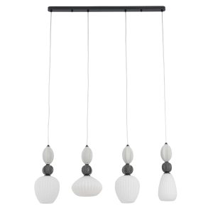Lampa wisząca CORALS zwisy na listwie dekoracyjne klosze 4xE27 do salonu 11976 Nowodvorski