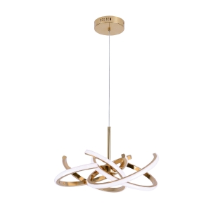 Lampa wisząca Spider 48 cm złota LED CCT LP-1225/1P 48 GD Light Prestige