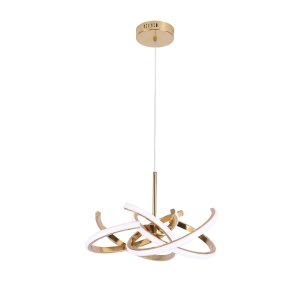 Lampa wisząca Spider 58 cm złota LED CCT LP-1225/1P 58 GD Light Prestige